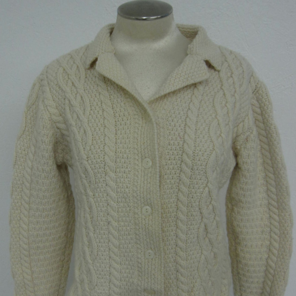Made in England 100% Wool Sweater Fisherman